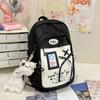 Schoolbag Backpack Female Trend Versatile Travel Backpack Large Capacity Casual Computer Bag Cute Versatile Male Student School Bag
