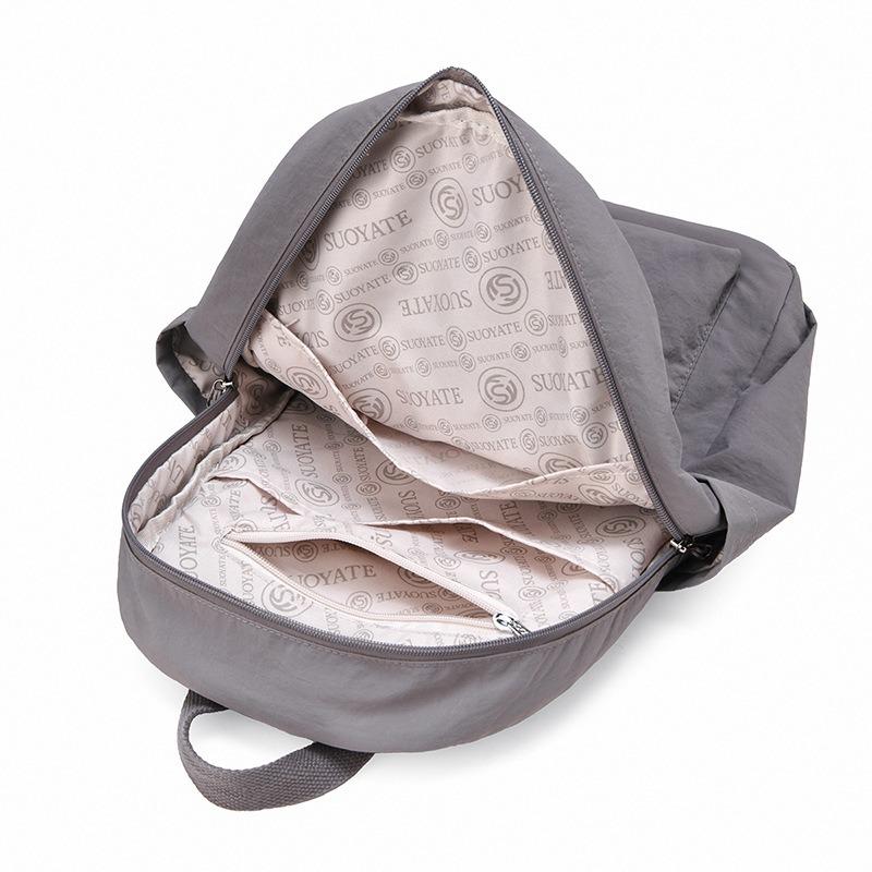 Women's Backpack Autumn New Nylon Cloth Women's Bag Fashion Large Capacity Schoolbag Lightweight Travel Backpack