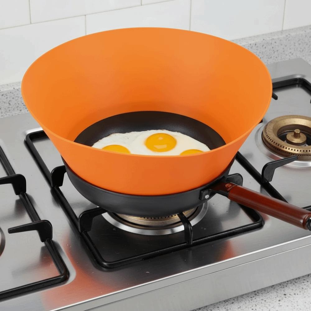 Heat-resistant Oil Splatter Cover Folding Splash Pot Lid Kitchen Newbie