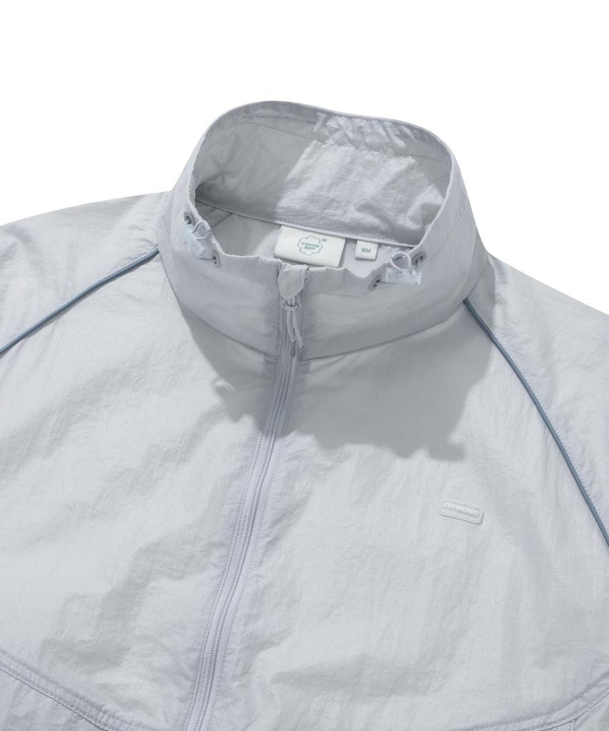 Covernat Woman Silky Nylon Detachable Jumper Light Gray