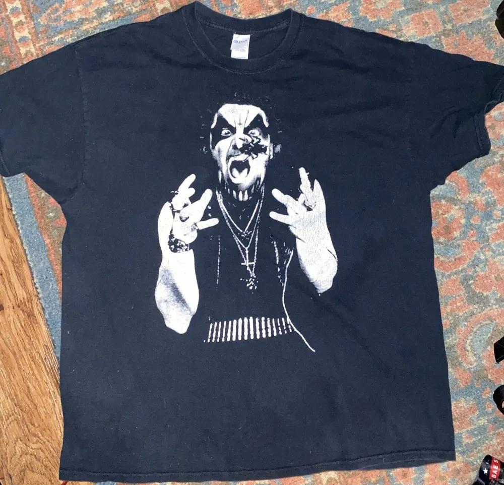 Унисекс хлопковая футболка с коротким рукавом и круглым вырезом King Diamond L