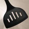 Mâner de nuc Silicon Premium Spatulă Lată pentru întors