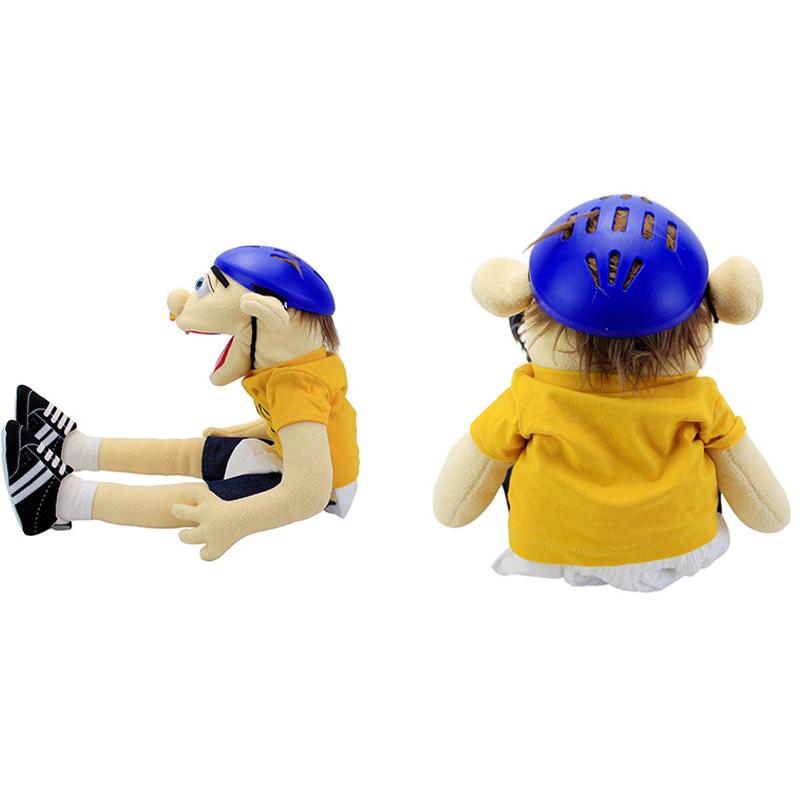 Cartoon Hand Puppet Plush Toy Soft Stuffed Doll Sleeping Pillow Educational Interactive Plaything Birthday Gift For Kids