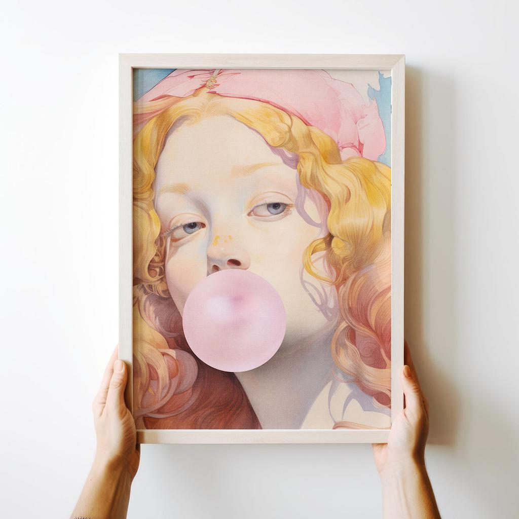 Poster Girl Balloon Chewing Gum
