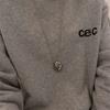 Stainless Steel Waterdrop Geometric Long-style Luxury Niche Sweater Chain Necklace