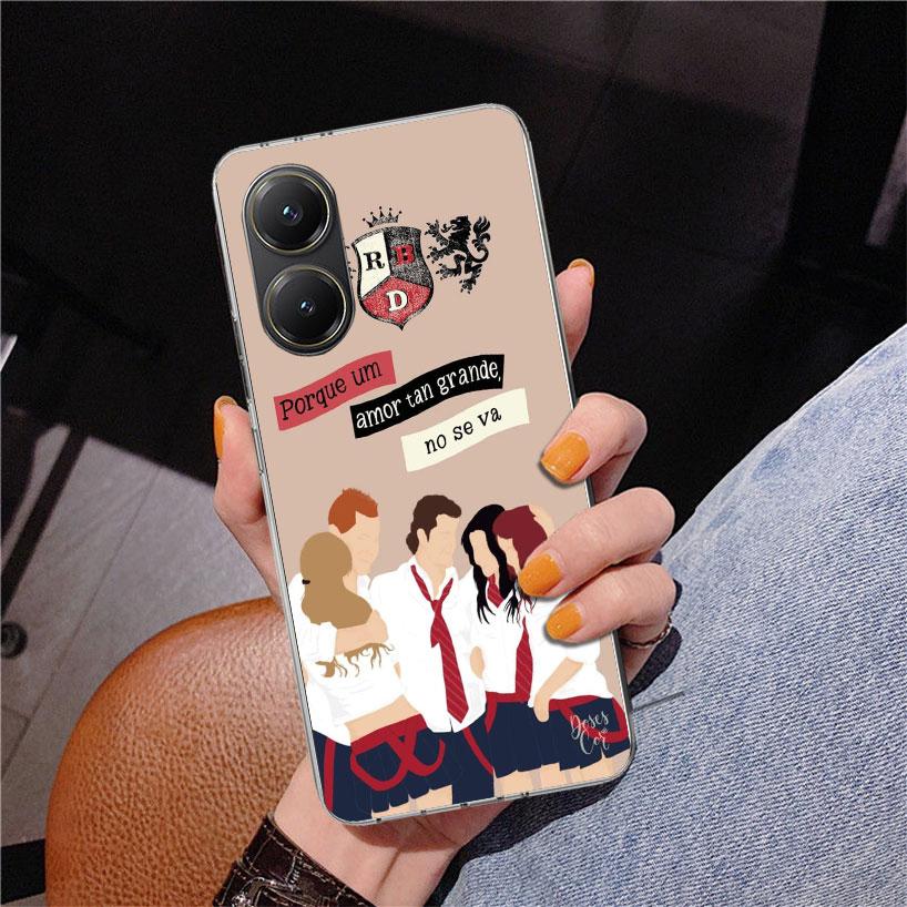 F-Fashion RBD R-Rebelde Phnoe Case for Xiaomi Poco X5 X6 X7 Pro X4 Gt F7 Ultra M8 M7 Redmi 15C 15 13C 13 12C 12 Unique Cover Coq
