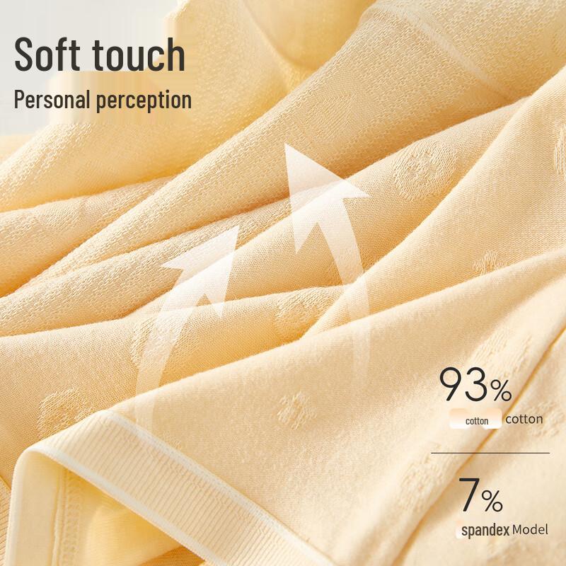 LANGSHA Women's Pure Cotton Antibacterial Briefs 4-Pack