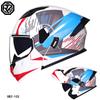 2023 New Arrival Men Motorcycle Professional Racing Flip Up Helmet ABS Material Modular Dual Lens Helmets DOT Certification
