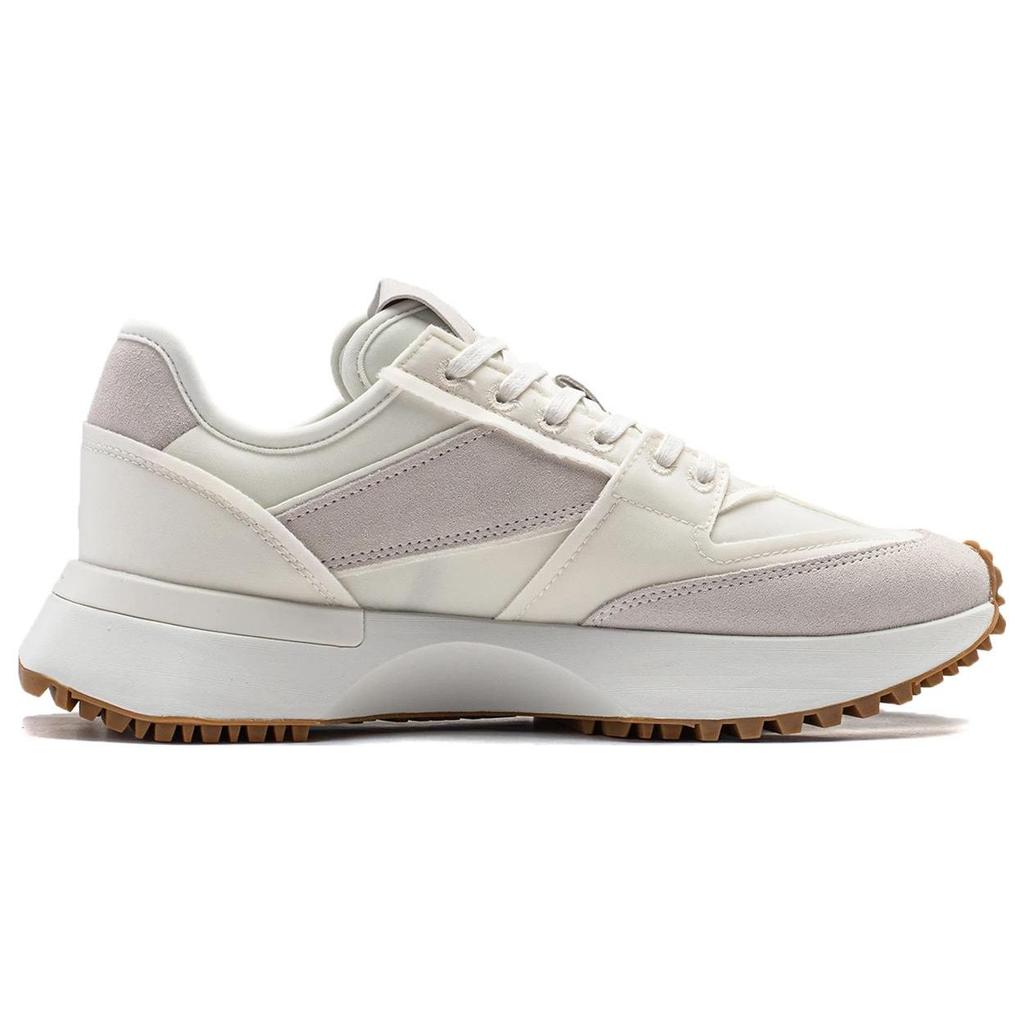 Li Ning 001 Vntg Comfortable Sports Lightweight Durable Low-Top Running Shoes Women Sneaker White AZGT034-1