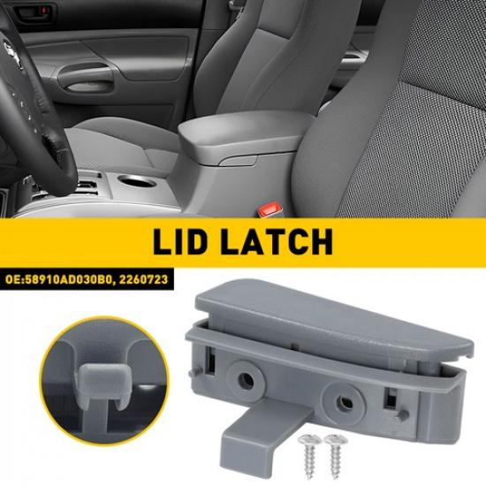 For Toyota Tacoma 2005-12 Armrest Release Handle Center Gray Console Lid Latch
