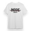 Men's Oversize T-shirt With Spiked MODE Text Graphic Unisex 100% Cotton Tee USA