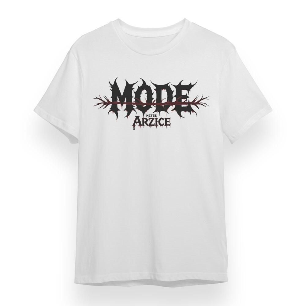

Men s Oversize T-shirt With Spiked MODE Text Graphic Unisex 100% Cotton Tee USA 4XL