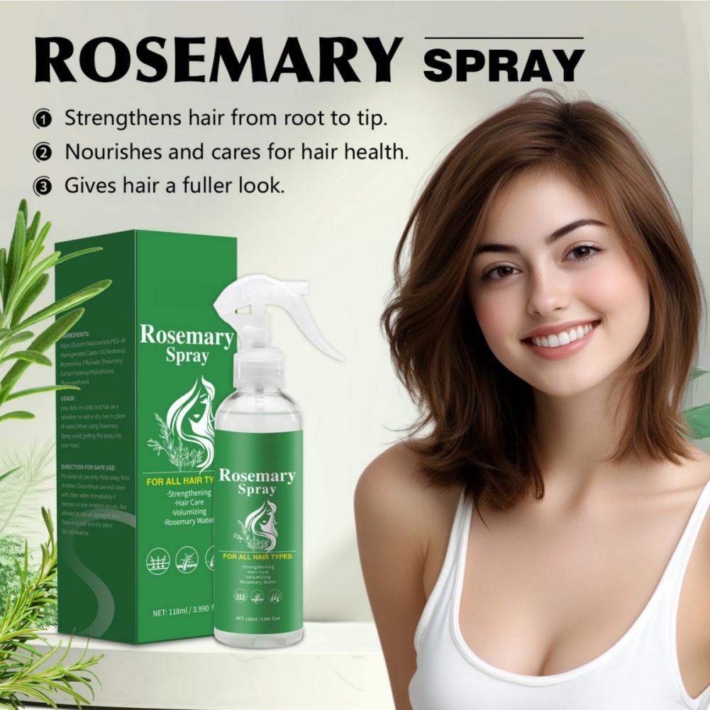 Rozmarynowy Spray Pielęgnacyjny Wzmacnia Odżywia Dodaje Objętości Włosom