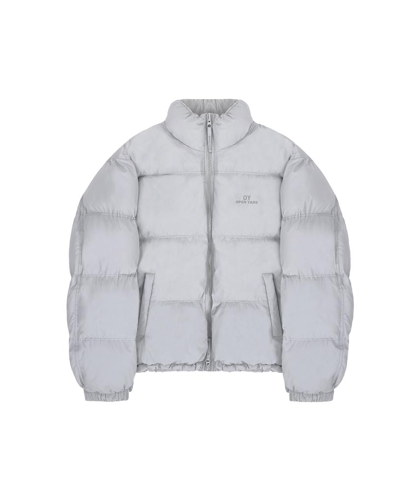 Openyard(Oy) Logo Puffer Jacket - Gray