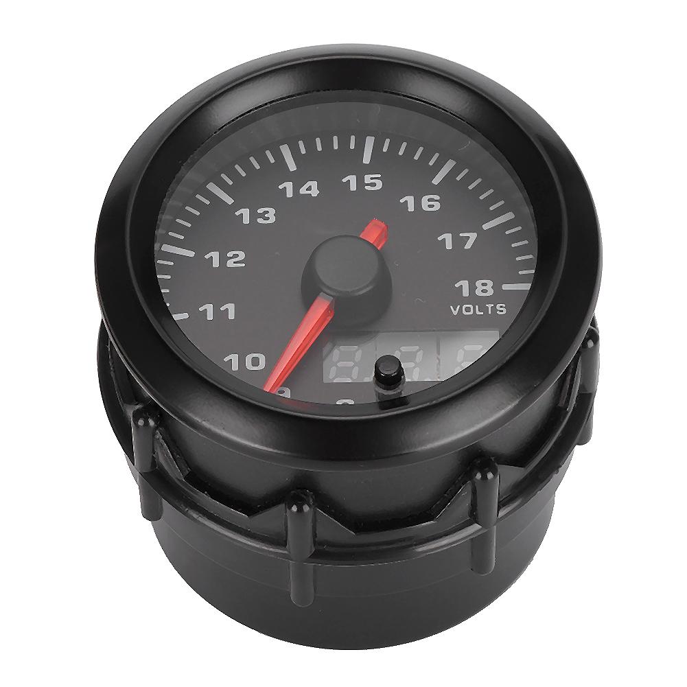 

2 дюйма 52 мм автомобильный вольтметр 7 цветов цифровой светодиодный индикатор напряжения дисплей счетчика модифицированные детали