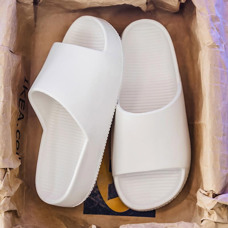 Fashion Unisex House Shoes Non-Slip thick Soft Platform Slide Sandals for Women Men Indoor Outdoor Shower Bathroom Slipper for Adult