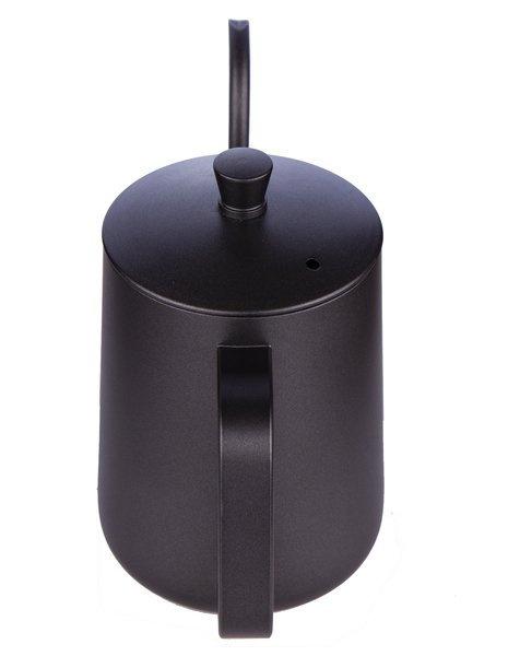 BLACK watering can kettle with lid 600 ml