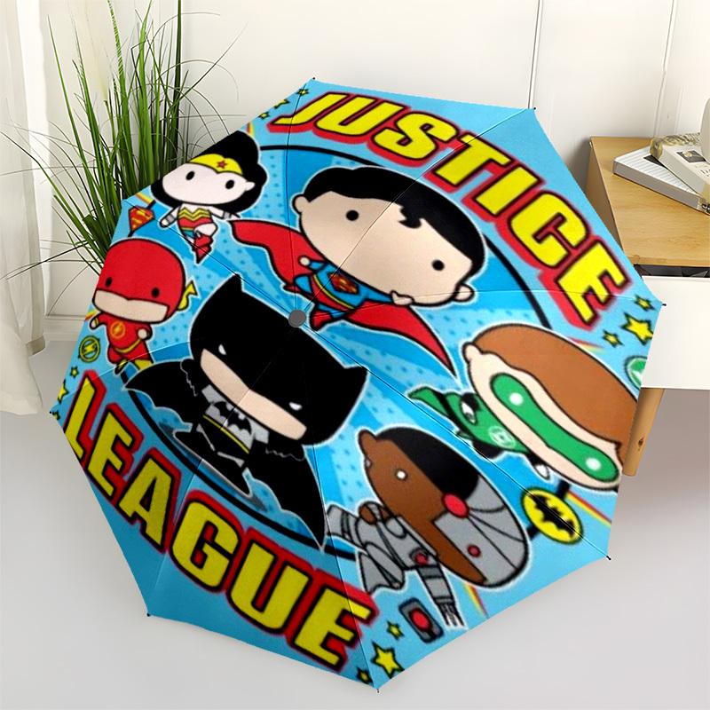 

1pc Justice League Umbrella with Plastic Handle,Cartoon Pattern,Suitable for All Seasons Multi-functional Umbrella436