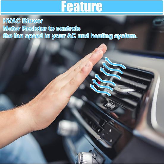 ACROPIX HVAC Heater Blower Motor Resistor Temp Control Regulator Module Fit for Chevy Suburban 2500 2007-2013 No.84178783/13501703/13503201 - Pack of