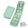 Matcha Green Nail Clippers Set - Complete Pedicure and Nail Art Tools