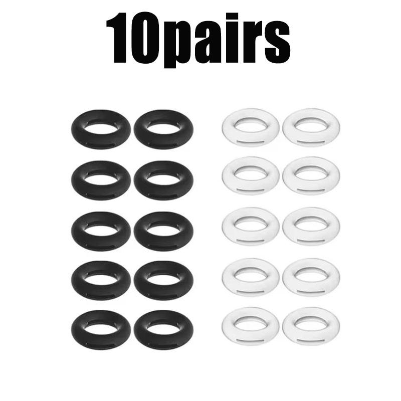 1-10pairs Silicone Mini Glasses Anti Slip Round Ear Fastener Eyeglass Invisible Grip Temple Tip Holder Spectacle Eyewear Frame