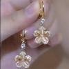 Korean-Style Elegant Rhinestone Ball Earrings - Versatile, Fashionable, and Ultra-Shiny Design.
