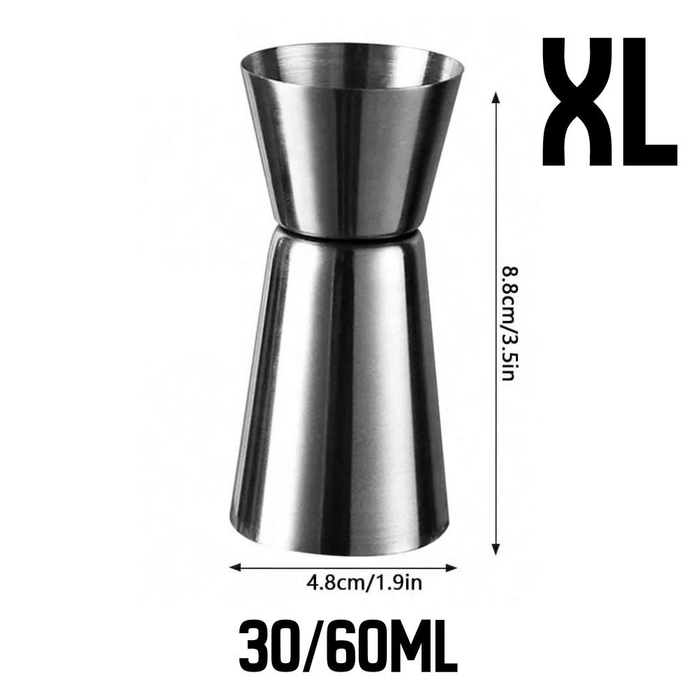 Stainless Steel Measuring Cup Cocktail Shaker Peg Measurer Jigger Dual Shot Drink Alcohol Capacity Shaking Bottle Party Bar Tool