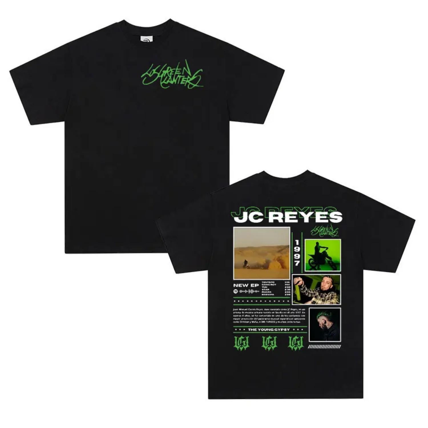

Rapper JC REYES TOUR 2026 New Album T Shirts Men Women Fashion Hip Hop O-Neck T-shirt Cotton Short Sleeve Hot Sale T-shirts S чёрный
