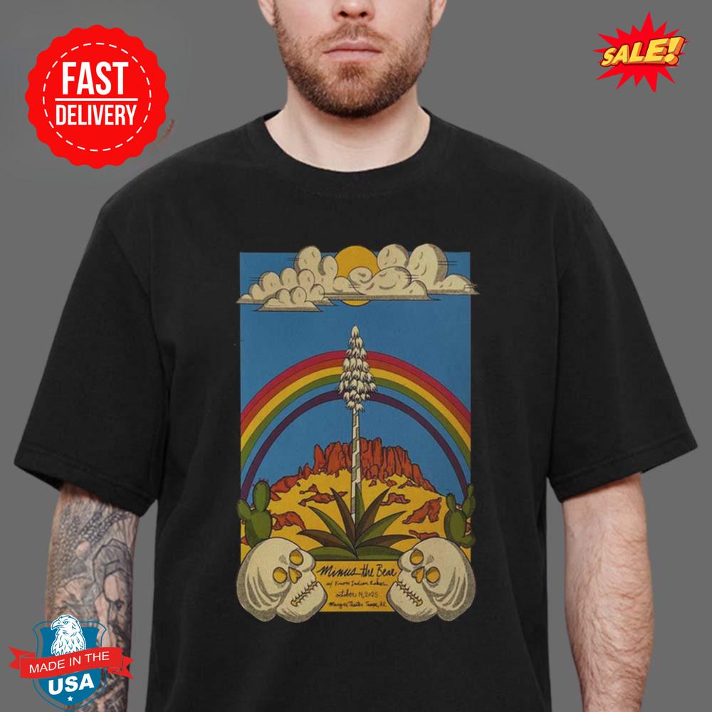 Minus The Bear At Marquee Theatre In Tempe AZ On October 14 2025 T-Shirt 4XL