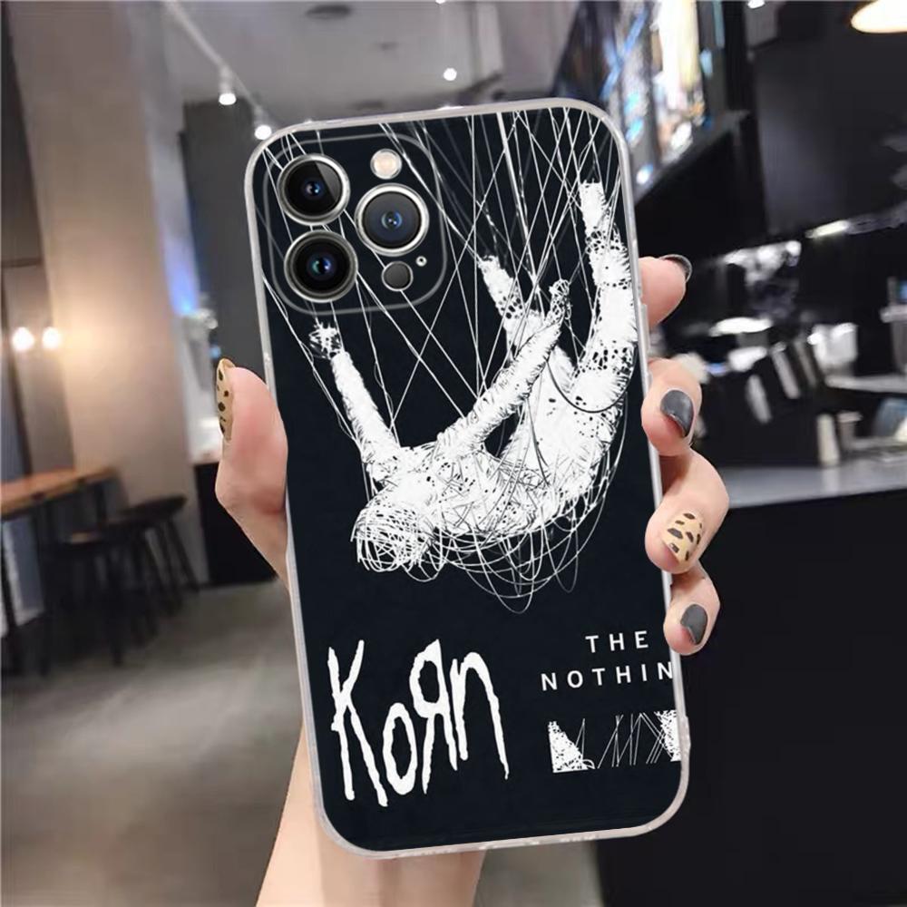 

K-korn music hot Phone Case For iPhone 15 14 11 12 13 Mini Pro XS Max Cover 6 7 8 Plus X XR SE 2020 Funda Shell iPhone 7 or 8