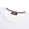 Fila Solid Color Logo Casual Round Neck Woven Printed Short Sleeve T-Shirt Women Tops White F11W321402FWT
