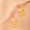 S new popular jewelry retro simple jewelry geometric vortex earrings
