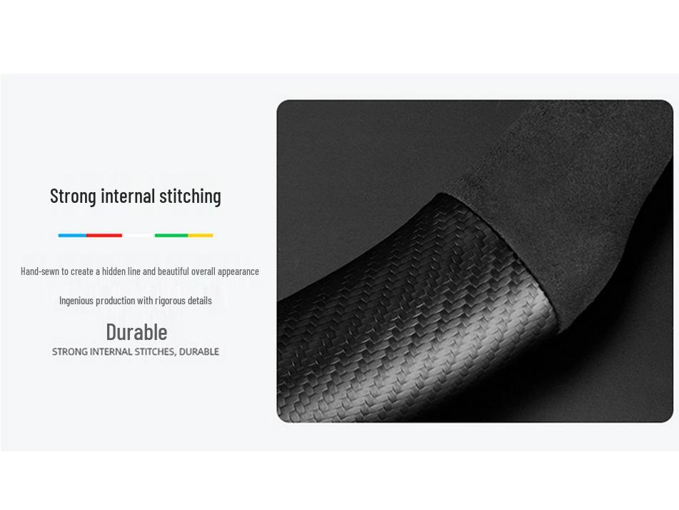 Genuine Leather & Carbon Fiber Steering Wheel Cover for Bestune B70/B500/T77/X40/B30/T99/T55