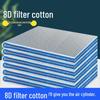 High-Density 8D Aquarium Filter Mat - Glue-Free, Thick, Unwashable, Ideal for Fish Tanks
