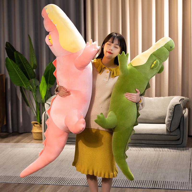 Adorable Large Crocodile Plush Toy Cushion - Perfect Birthday Gift for Girls