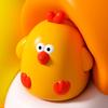 Anime Water Squirt Toy Yellow Chicken Swimming Water Toys Water Play Toys Baby Bath Toys  Bathtub