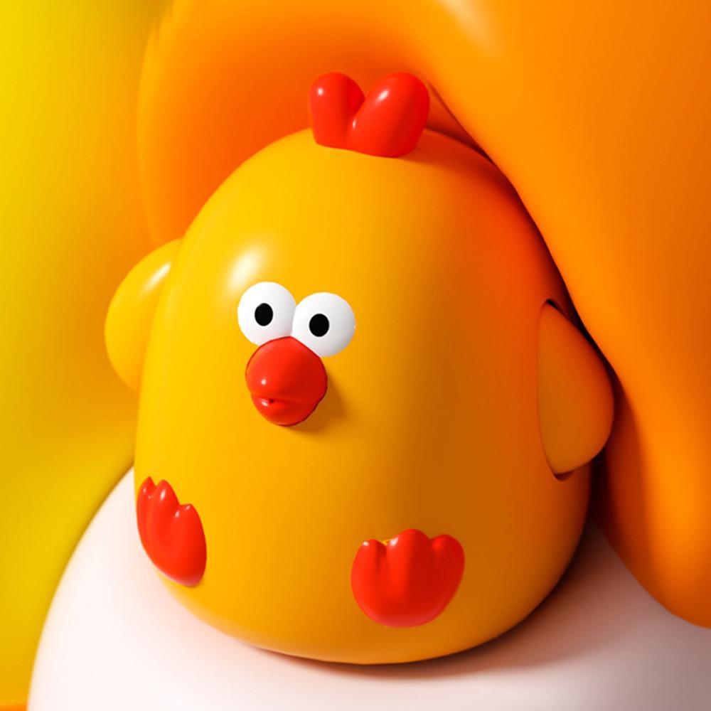 Anime Water Squirt Toy Yellow Chicken Swimming Water Toys Water Play Toys Baby Bath Toys  Bathtub