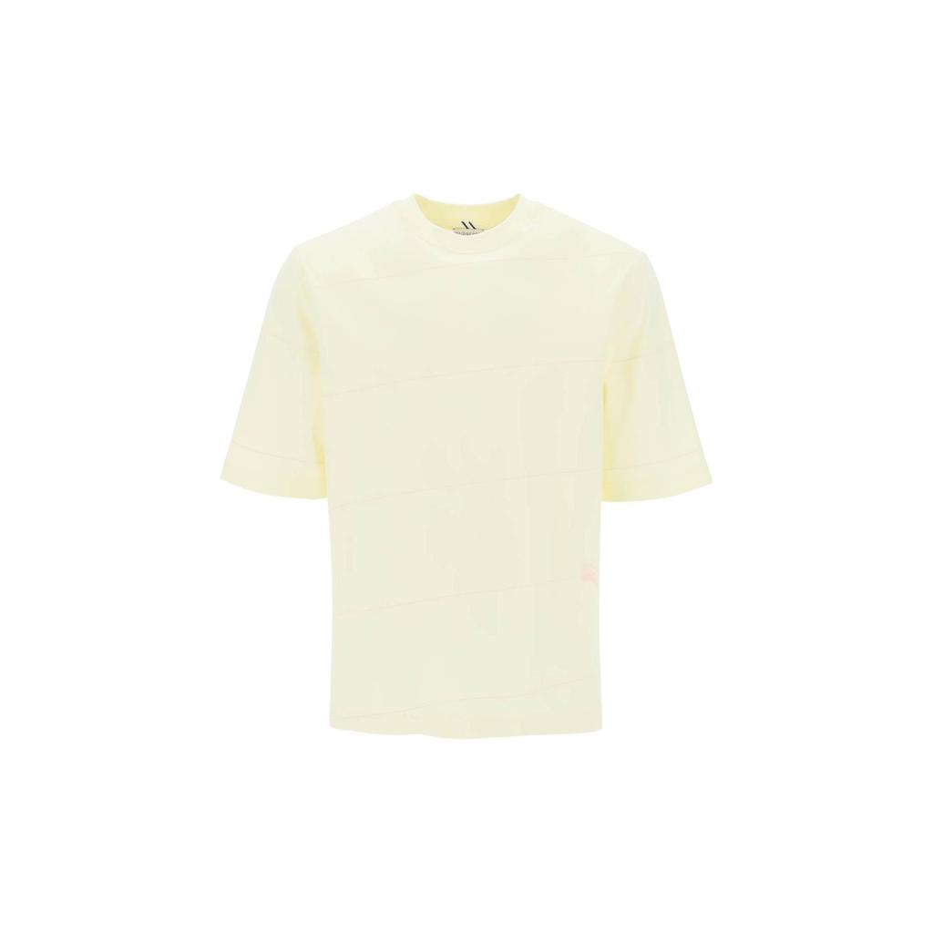 Burberry logo-embroidered cotton T-shirt 80820271