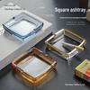 Compact Glass Ashtray for Hotel Rooms, Bedrooms, and Bathrooms