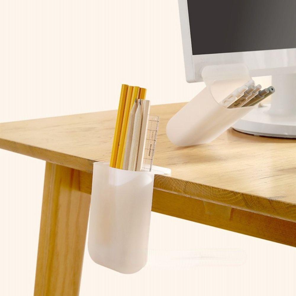 Supplies Student Stationery Pen Container Desktop Storage Box Hangable Pencil Box Paste Pencil Box