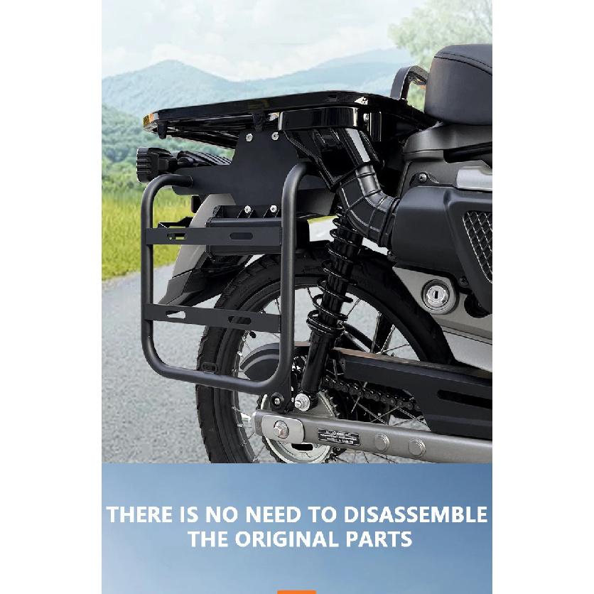 Motorcycle Side Bags Bracket Mount Holder for Honda CT125 Saddlebag Support Universal Fit Durable Aluminum Accessories