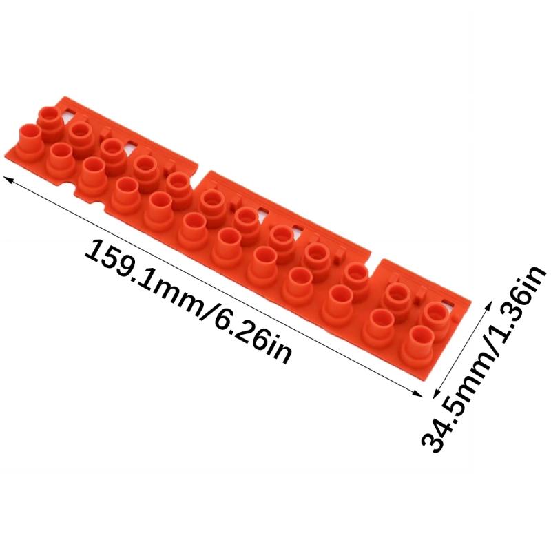 Pack of Professional Silicone Pads Designs for Electronic Keyboard Key Repair Offering Durability Easy Installation