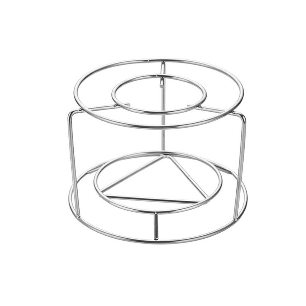 

Подставка для кастрюли из нержавеющей стали, Портативная подставка для кастрюли для приготовления пищи, Подставка для посуды, Подставка для кофейника, Кемпинг Silver