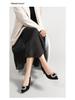 Scarpe col tacco a stiletto con strass da donna taglie forti - Suola morbida, Punta, Scavate, Perfette per i matrimoni
