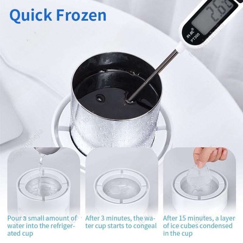 320ml Mini Ice Maker Multi Functional Electric Water Cup Home&Office Water Coolers Quick Refrigeration Cup