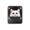 Solar Powered Car Warning Light Vibration Sensor Light Sensor LED Warning Light Flash Sticker 3D Dynamic Vehicle Safety Light