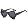 Fashionable Irregular Square Sunglasses Female Male Double Color Gradient Frame Punk Cat Eye Sun Eyewear Sun Eyewear Eyewear UV Protection 400