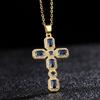 Cross Necklace Niche Accessories Women's High-end Retro Punk Cross Necklace