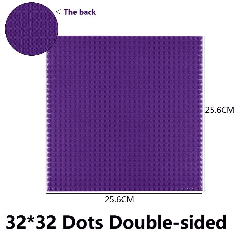 32x32 32x16 Dots Classic Building Blocks Base Plate MOC DIY Plastic Colorful Classic Brick Compatible for City Figures Kids Toy