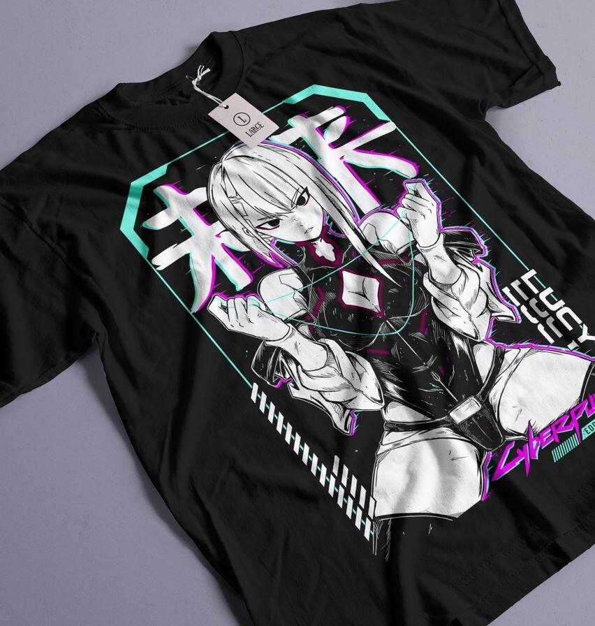 

LUCY T-Shirt Cyberpunk Shirt Anime Manga Gift Unisex Shirt M